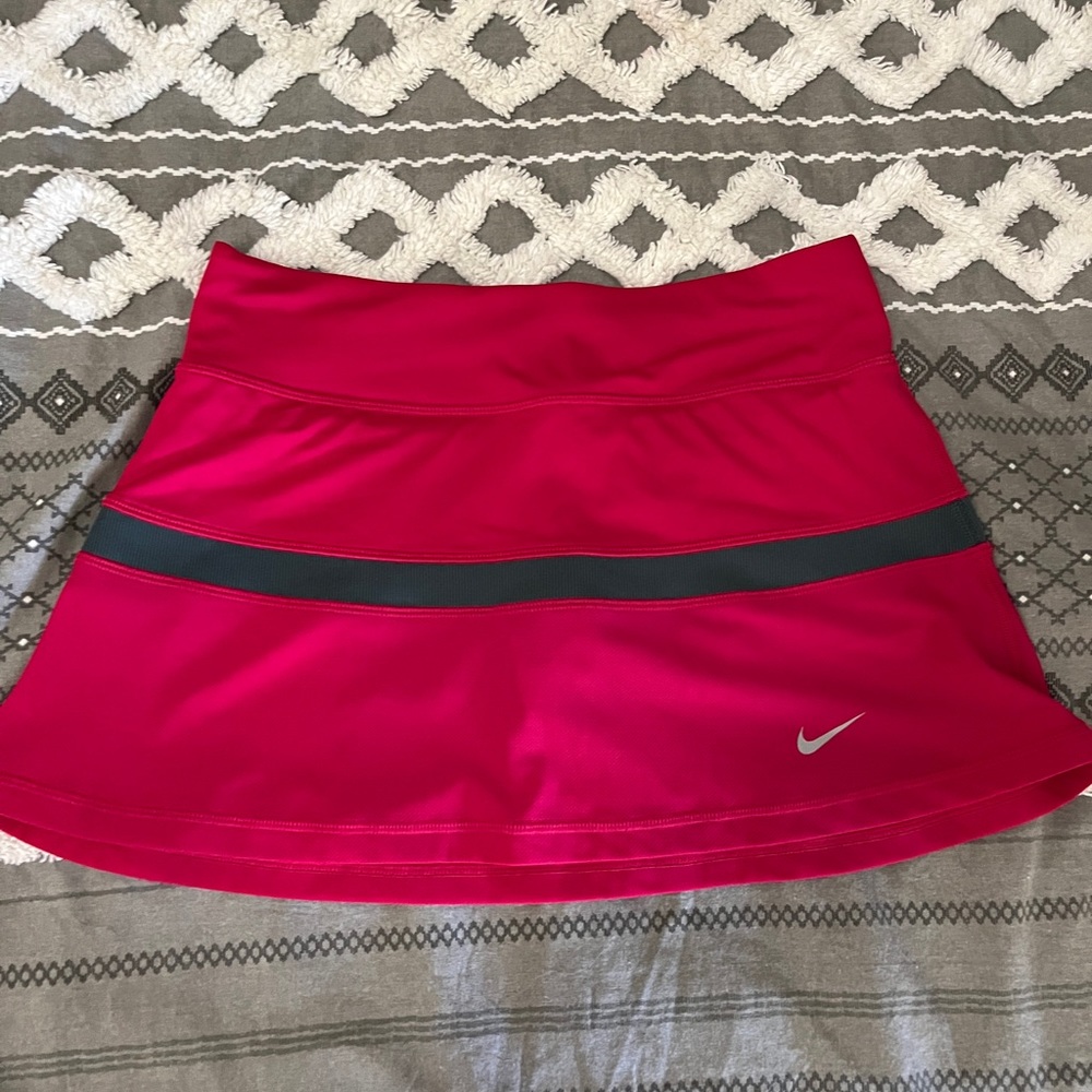 Womens Pink Nike Tennis Skirt Size Medium
